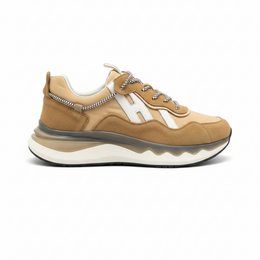 2033 Hakiki Deri Sneaker - Bej