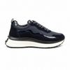 1103 Hakiki Deri Erkek Sneakers - Lacivert