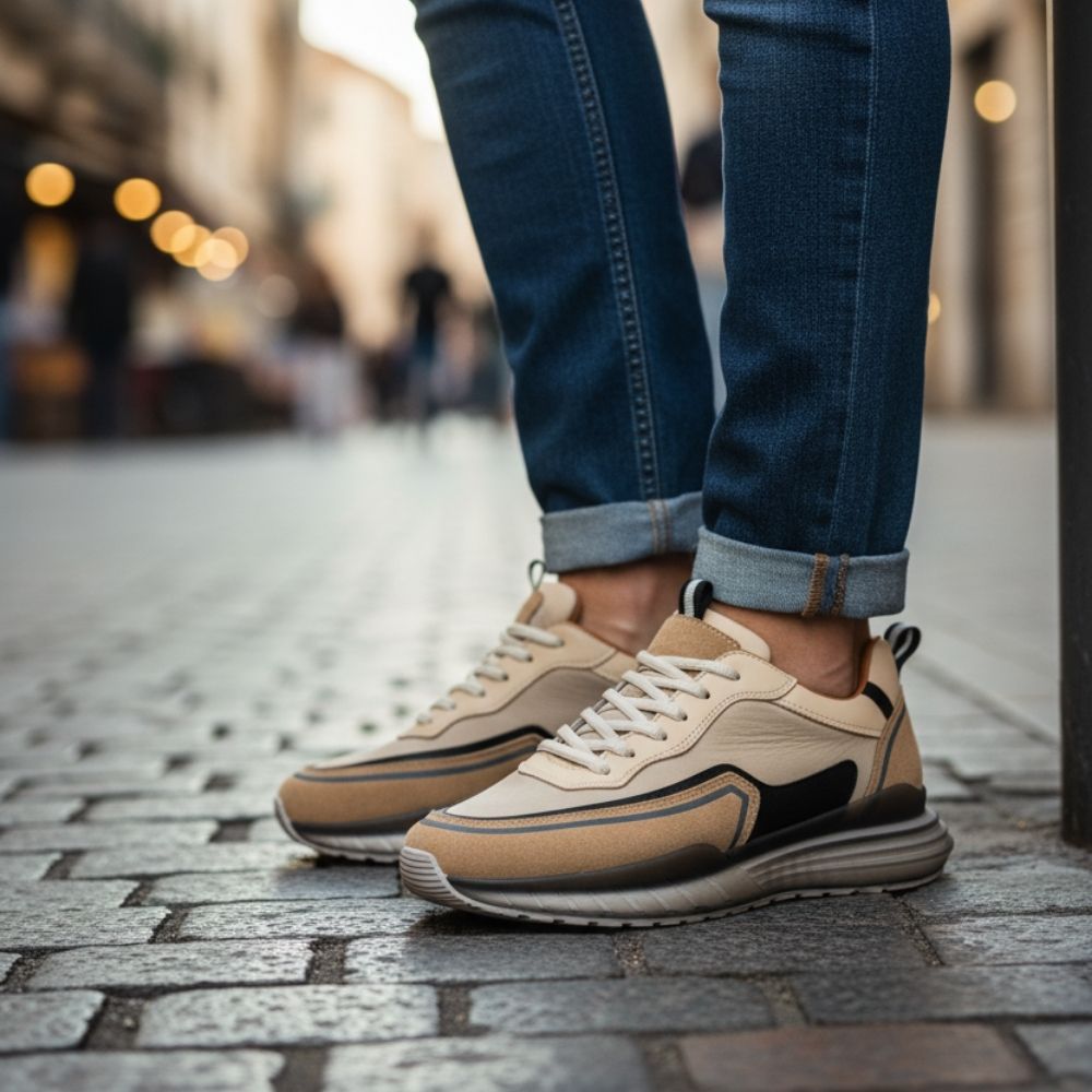 2028 Hakiki Deri Erkek Sneakers
