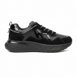 2033 Hakiki Deri Sneaker - Siyah