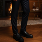 Tokalı Monk Hakiki Deri Klasik