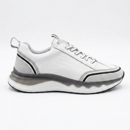 2024 Hakiki Deri Erkek Sneakers - Beyaz