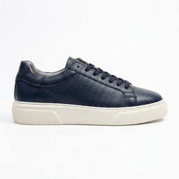 1090 Hakiki Deri Erkek Casual - Lacivert