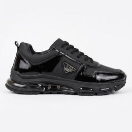 2027 Hakiki Deri Sneakers - Siyah