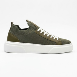 1111-1 TRİKO SNEAKERS - Haki