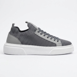 1111-1 TRİKO SNEAKERS - Füme