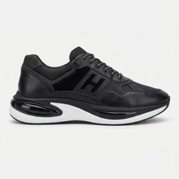 2050 Hakiki Deri Erkek Sneakers - Siyah