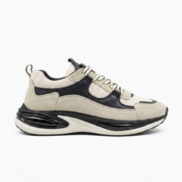 1098 Nubuk Erkek Sneakers - BeyazLaci