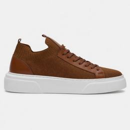 1111-1 TRİKO SNEAKERS - Taba