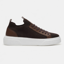 1111-1 TRİKO SNEAKERS - Kahverengi