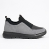 1106 Hakiki Deri Erkek Sneakers - Füme