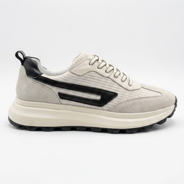 2034 Hakiki Deri Erkek Sneakers - Beyaz