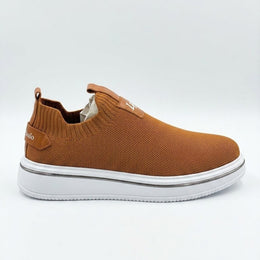 1111 TRİKO SNEAKERS - Taba
