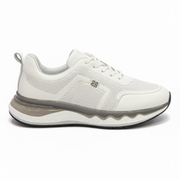 2025 Hakiki Deri Sneakers - Beyaz