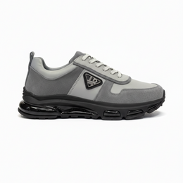 2027 Süet Hakiki Deri Erkek Sneakers - Beyazlamış